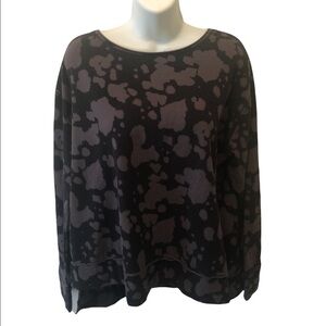 Rachel Hollis Lightweight Camo Sweatshirt Sz. M Long Sleeve Casual Cozy Warm